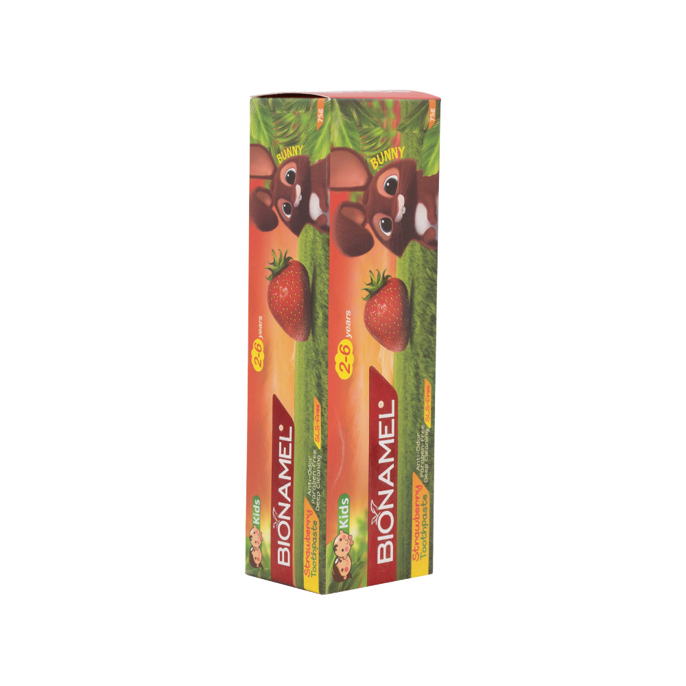 خمیر دندان کودکان بایونمل با طعم توت فرنگی 75 میل